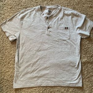 Mens Short Sleeve 3 Button Tee